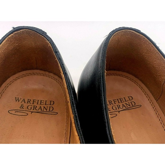 Warfield & Grand Mens Fremont Oxford Leather Dress Shoes Cap Toe Black Sz US 11 main image 11